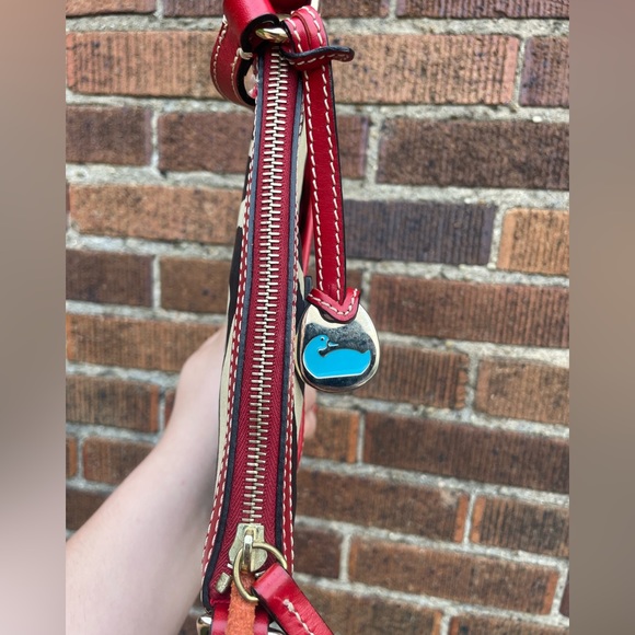 RARE Dooney & Bourke Zebra Prints Leather N/S Crossbody Bag - Picture 11 of 11